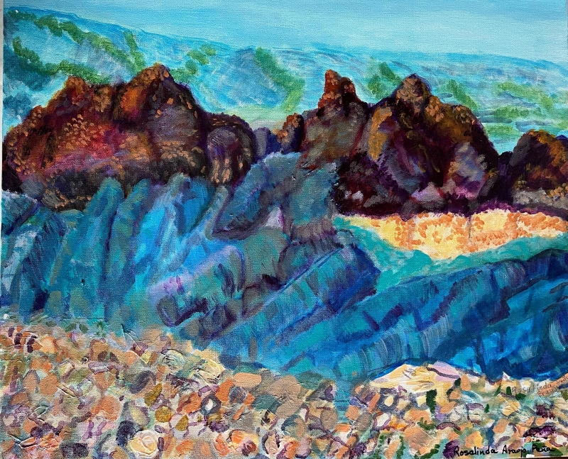 Erosion at Varanger by artist Rosalinda Peña